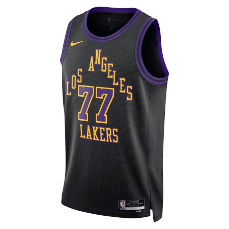 Nike Los Angeles Lakers Luka Doncic Black Jersey - City Edition