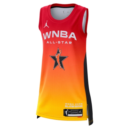 Jordan Brand A'ja Wilson Orange 2025 WNBA All-Star Game Victory Jersey