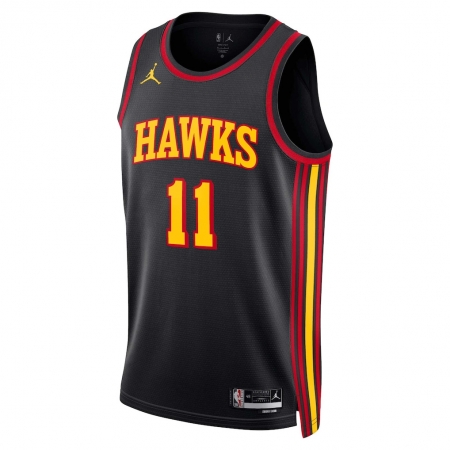 Jordan Brand Atlanta Hawks Trae Young Black Jersey - Statement Edition