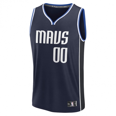Fanatics Dallas Mavericks Navy Fast Break Jersey - Statement Edition