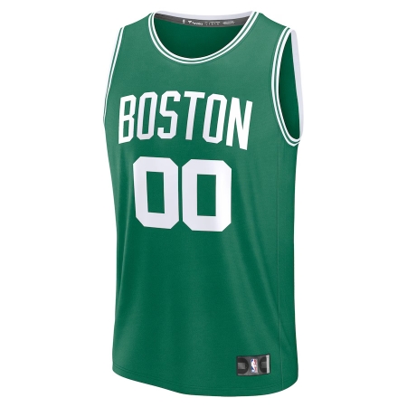 Fanatics Boston Celtics Kelly Green Fast Break Custom Jersey - Icon Edition