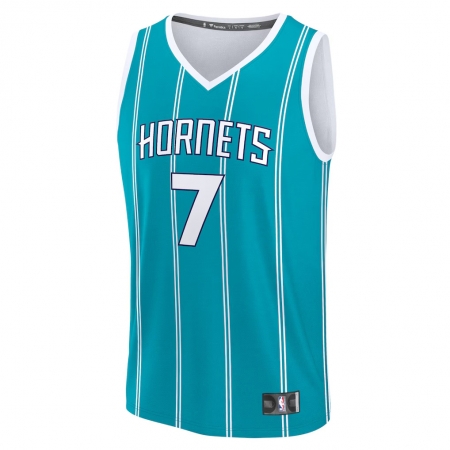 Fanatics Charlotte Hornets Kon Knueppel Teal Jersey - Icon Edition