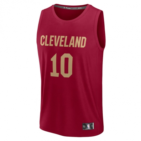 Fanatics Cleveland Cavaliers Darius Garland Wine Fast Break Jersey - Icon Edition