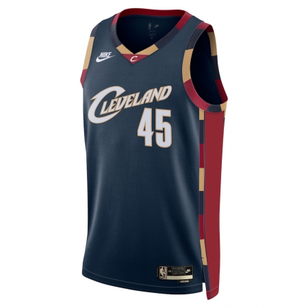 Nike Cleveland Cavaliers Donovan Mitchell Navy Jersey - Classic Edition