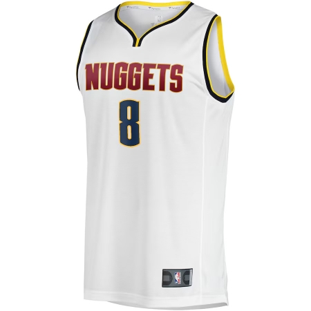 Fanatics Denver Nuggets Peyton Watson White Fast Break Player Jersey - Association Edition