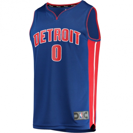 Fanatics Detroit Pistons Jalen Duren Blue Fast Break Jersey - Icon Edition