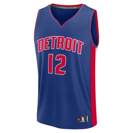 Fanatics Detroit Pistons Tobias Harris Blue Fast Break Jersey - Icon Edition