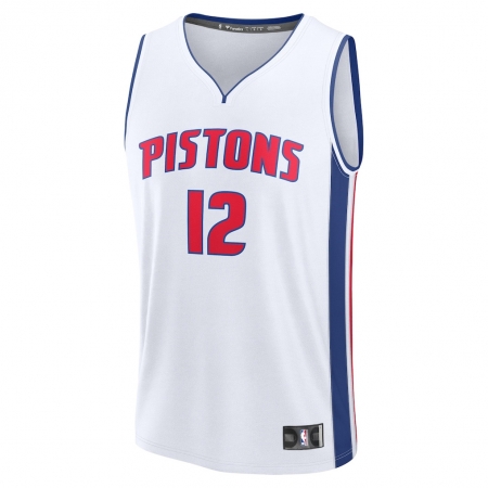Fanatics Detroit Pistons Tobias Harris White Fast Break Jersey - Association Edition