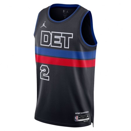 Jordan Brand Detroit Pistons Cade Cunningham Black Jersey - Statement Edition