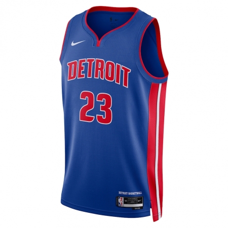 Nike Detroit Pistons Jaden Ivey Blue Jersey - Icon Edition