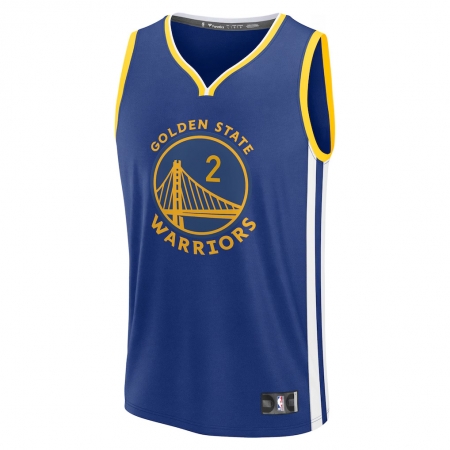 Fanatics Golden State Warriors Brandin Podziemski Royal Fast Break Jersey - Icon Edition