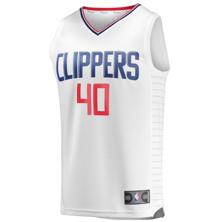 Fanatics LA Clippers Ivica Zubac White Fast Break Jersey - Association Edition