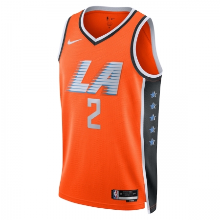 Nike LA Clippers Kawhi Leonard Orange Jersey - City Edition