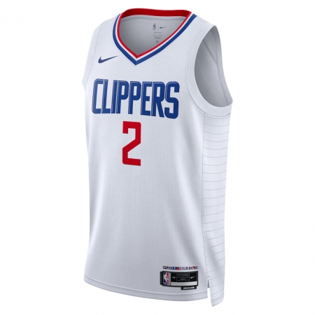 Nike LA Clippers Kawhi Leonard White Jersey - Association Edition