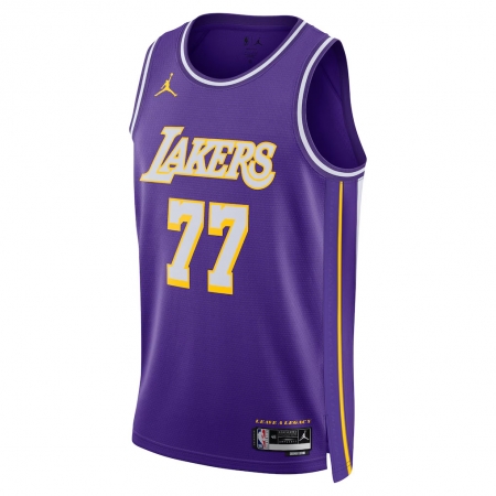 Jordan Brand Los Angeles Lakers Luka Doncic Purple Jersey - Statement Edition