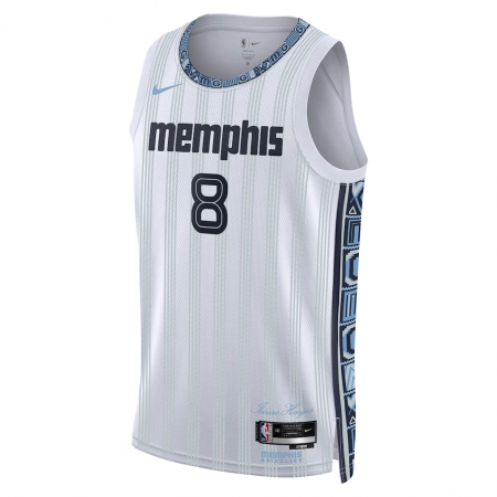 Nike Memphis Grizzlies Jaren Jackson Jr. White Jersey - City Edition