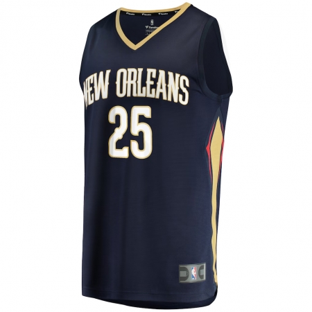 Fanatics New Orleans Pelicans Trey Murphy III Navy Fast Break Jersey - Icon Edition