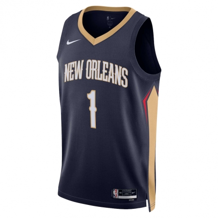 Nike New Orleans Pelicans Zion Williamson Navy Jersey - Icon Edition