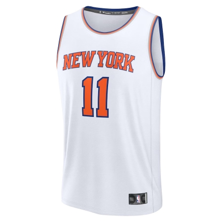 Fanatics New York Knicks Jalen Brunson White Fast Break Replica Player Jersey - Association Edition