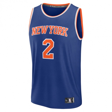 Fanatics New York Knicks Miles McBride Blue Fast Break Jersey - Icon Edition