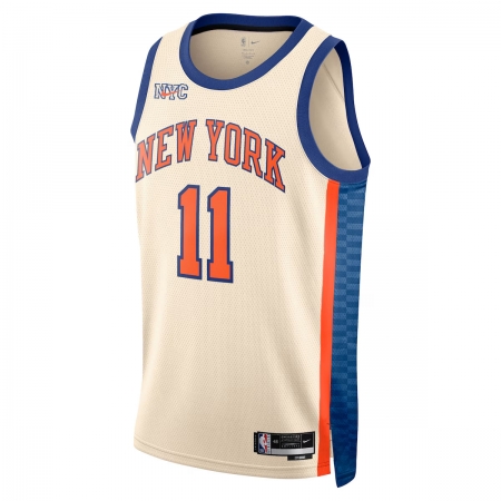 Nike New York Knicks Jalen Brunson Cream Jersey - City Edition