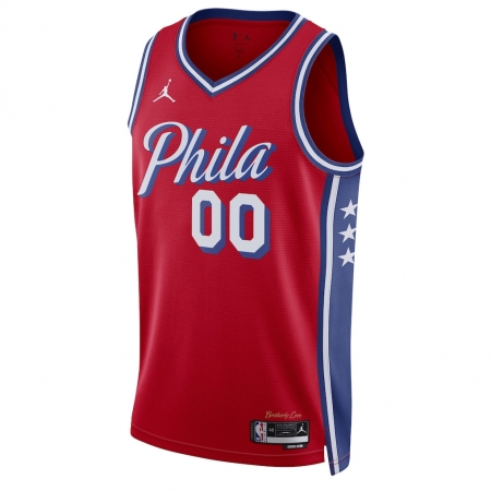 Jordan Brand Philadelphia 76ers Red Jersey - Statement Edition