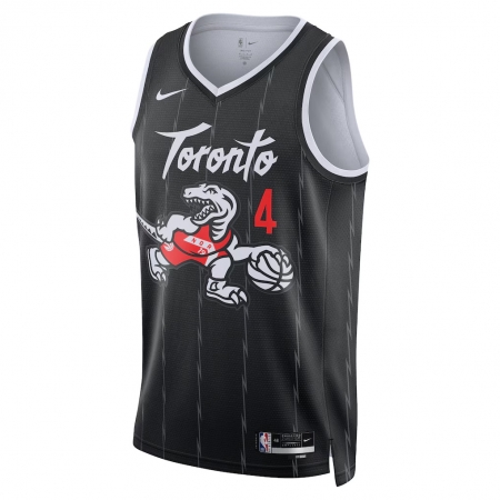 Nike Toronto Raptors Scottie Barnes Black Jersey - City Edition