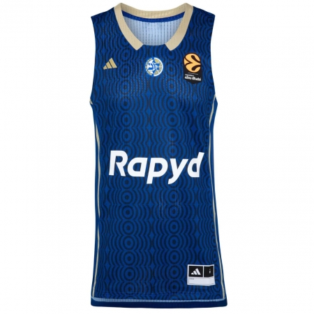 adidas Tel Aviv Maccabi Basketball Blue Jersey